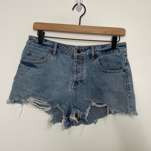 Brandy Melville Cutoff Denim Shorts Size 29 Cotton‎ - Picture 1 of 7